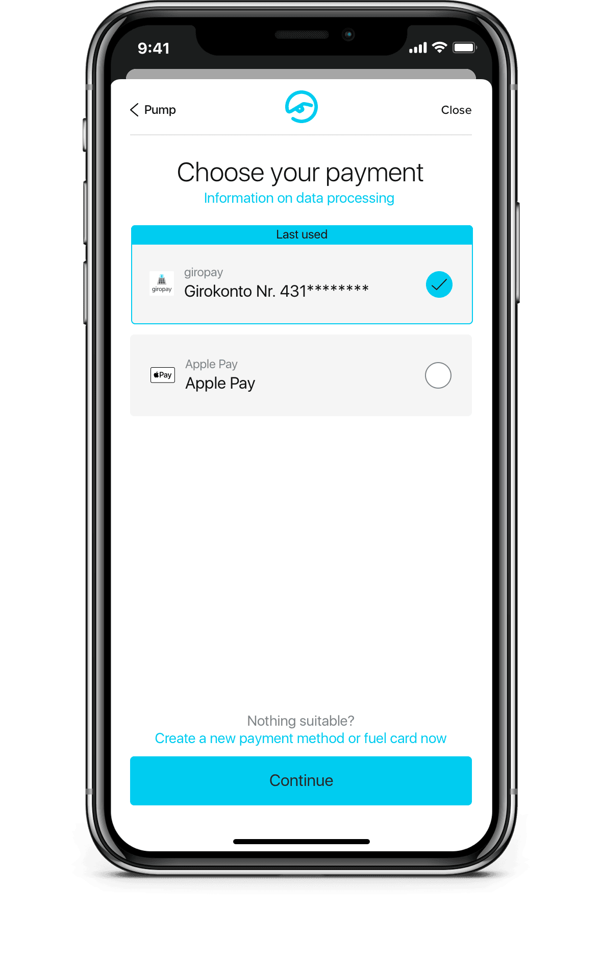 Pay with giropay