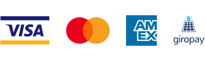 Visa Mastercard amex giropay